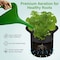 Ipower Grow Bag 15 gallon 10 pack with green edge, 10PK GLGROWBAG15X5EGRNX2 - alternate 6